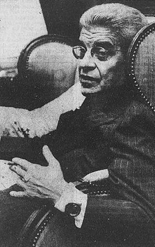 Jacques Lacan during an interview in 1969